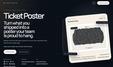 TicketPoster screenshot