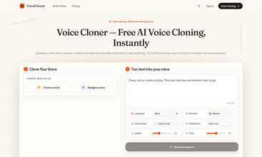 Voice Cloner screenshot