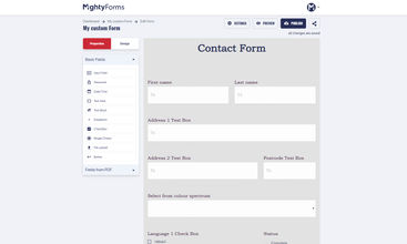MightyForms screenshot