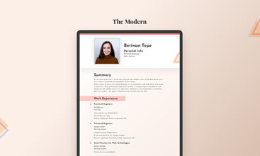 Resoume screenshot