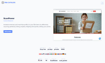 FBA Catalog screenshot