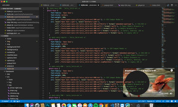 Z-index screenshot