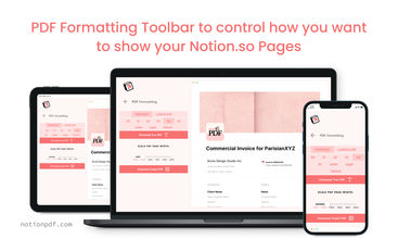 Export PDF Tool for Notion screenshot