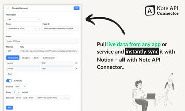 Note API Connector screenshot