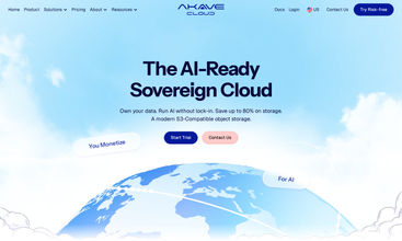 Akave Cloud screenshot