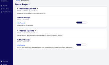 Test Track screenshot