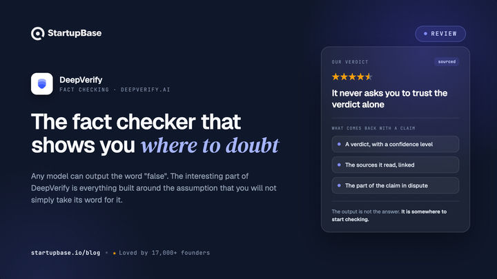 DeepVerify Review: The Fact Checker That Shows You Where to Doubt
