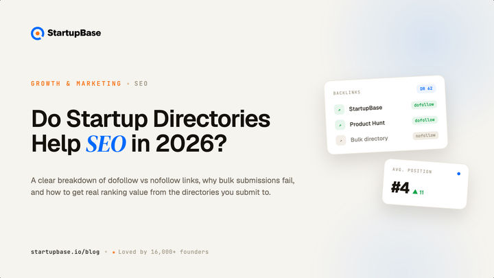 Do Startup Directories Help SEO in 2026?
