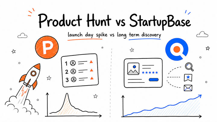 Product Hunt vs StartupBase: Where Should You Launch Your Startup?