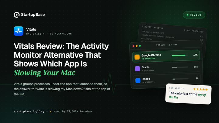 Vitals Review: The Activity Monitor Alternative That Shows Which App Is Slowing Your Mac