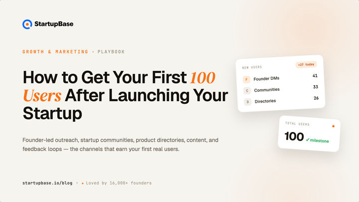 How to Get Your First 100 Users After Launching Your Startup