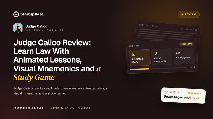 Judge Calico Review: Learn Law With Animated Lessons, Visual Mnemonics and a Study Game