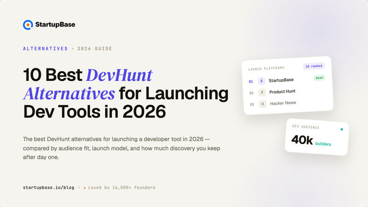 10 Best DevHunt Alternatives for Launching Dev Tools in 2026