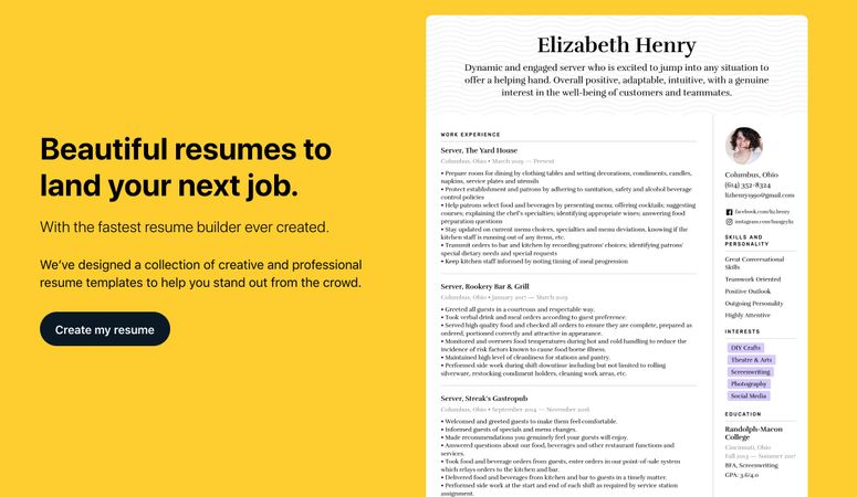 Easy Resume