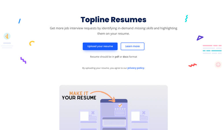 Topline Resumes