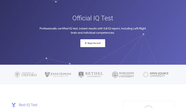 Official IQ Test