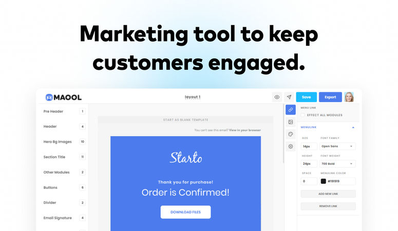 Maool Email Editor