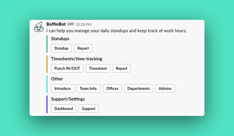 BoffinBot for Slack