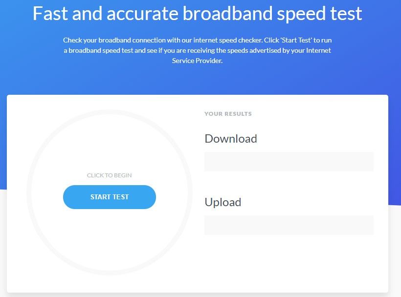 download speed test three broadband