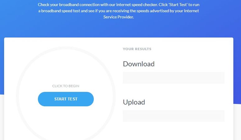 Broadband Speed Test