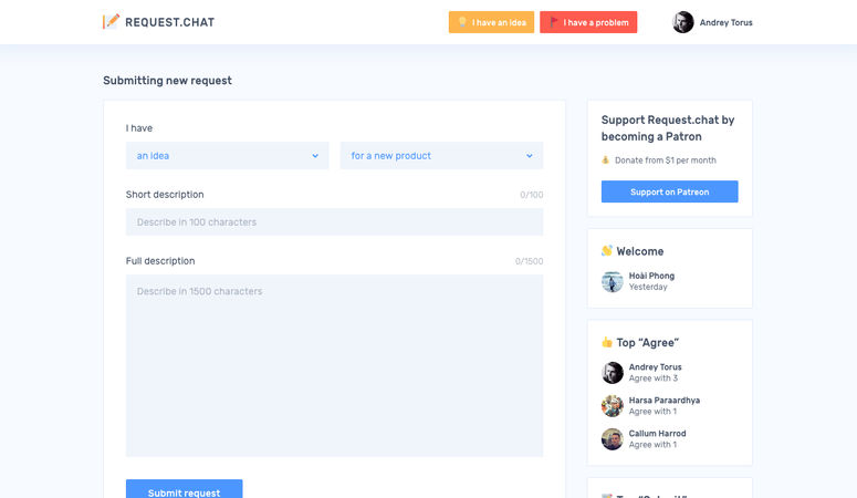 Request.chat