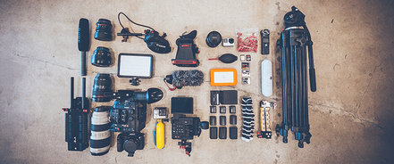 Accessories included for r or vlogger create content video