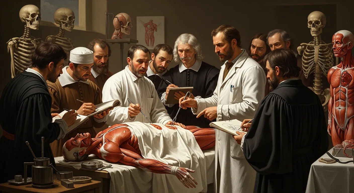 Anatomy lesson art