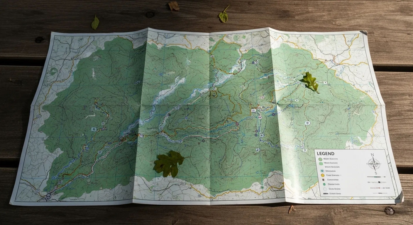 McMichael gallery Trail map