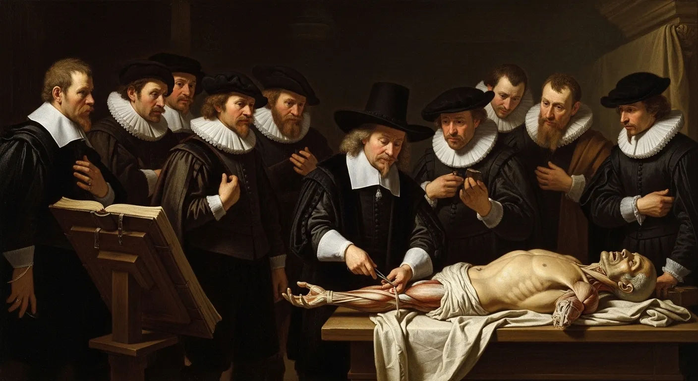 The anatomy lesson of dr nicolaes tulp high resolution