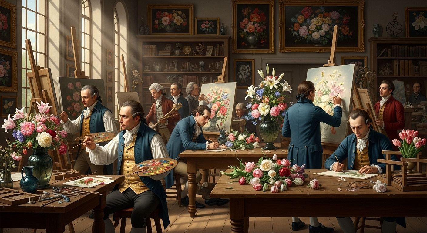famous flower painters