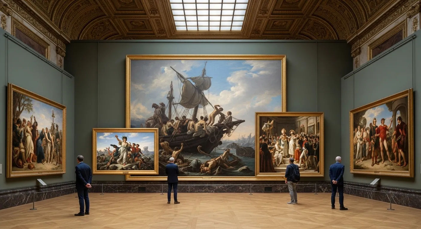 famous french paintings in the louvre