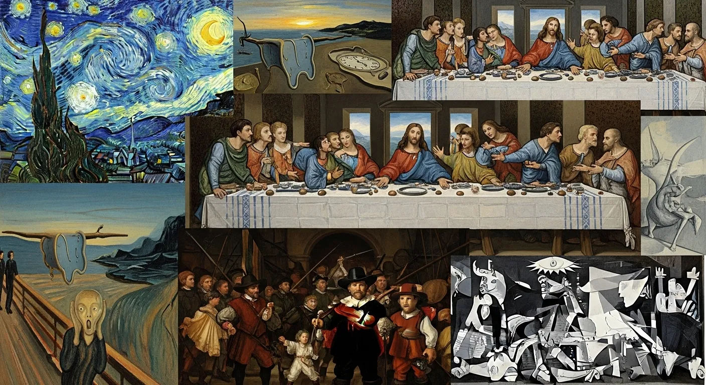 Famous Paintings by Famous Artists Iconic Visions