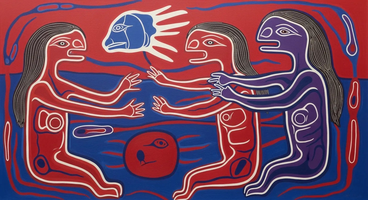 Norval Morrisseau Artwork Indigenous Visions