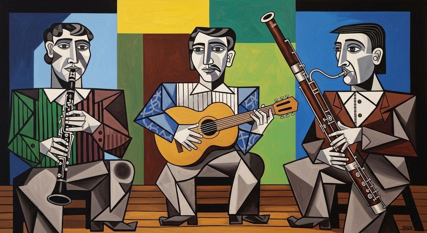 pablo picasso 3 musicians