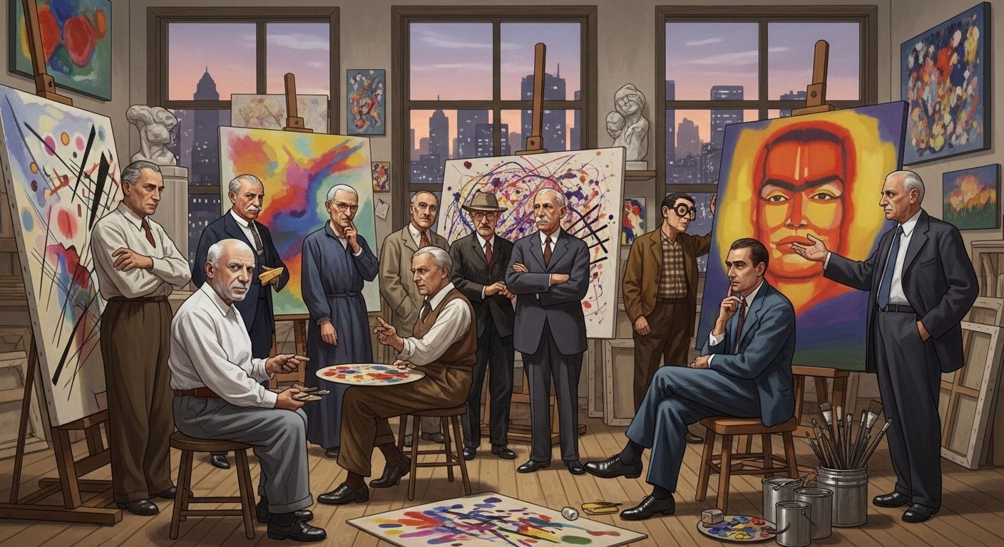 well known abstract artists