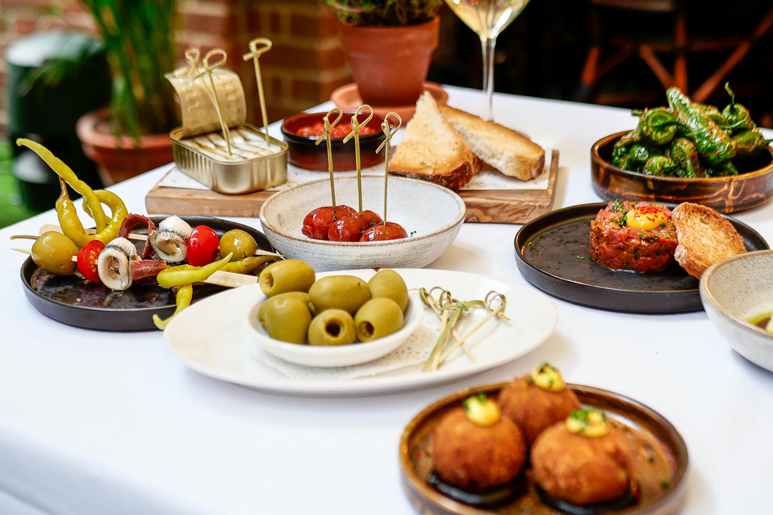 French Restaurant Spitalfields Bar The City Signature Tapas Menu