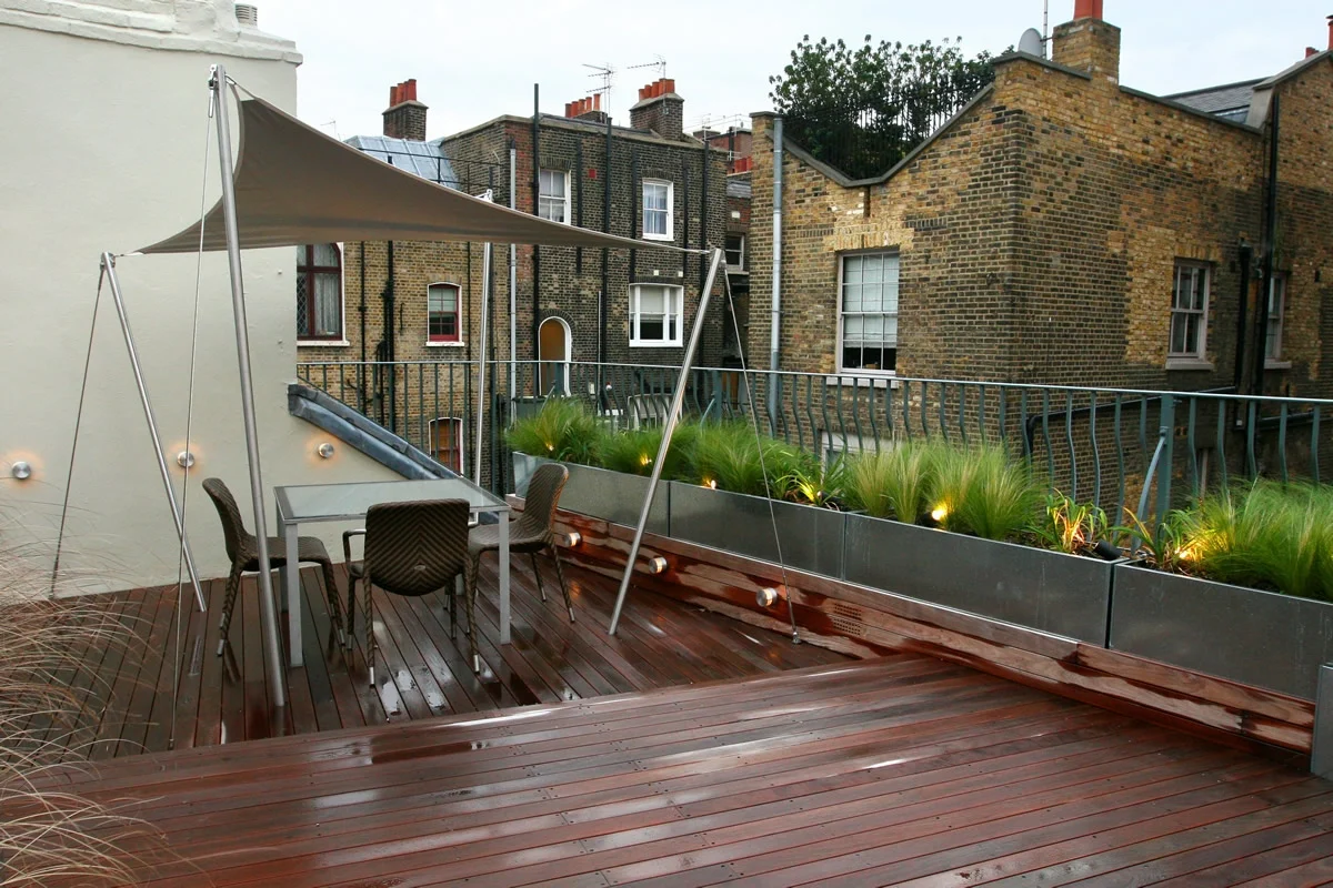 Rooftop Balcony Wire Balustrade - Belgravia - London