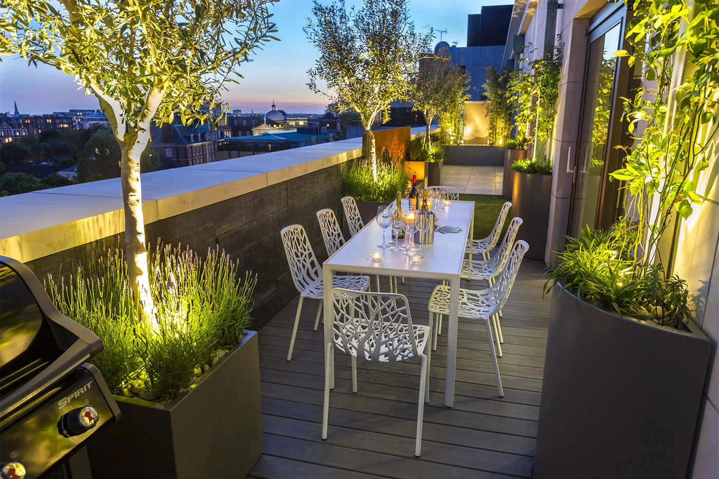 Roof Terrace Design St John's Wood London, by The Garden Buidlers