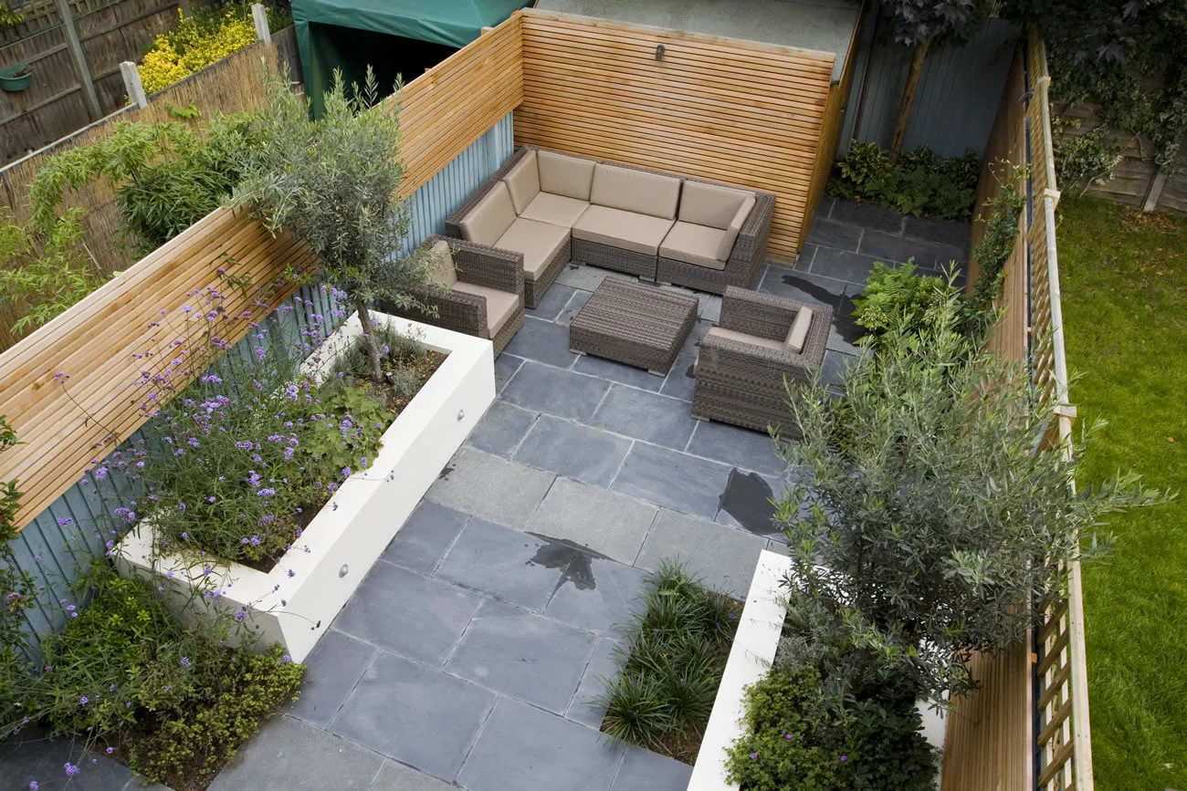 Small Garden Contemporary Style Design Putney Landscaping Contractor