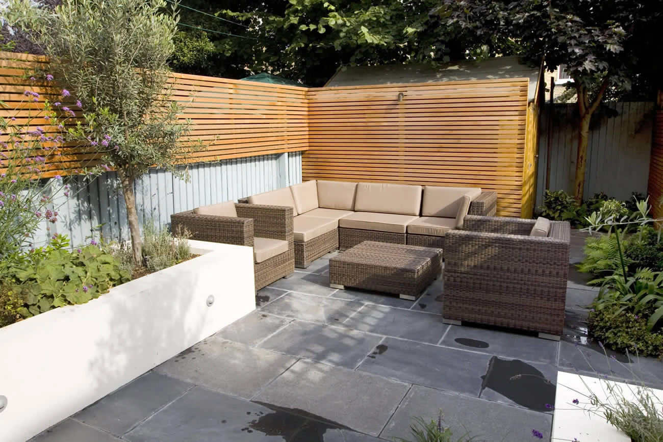 Small Garden Contemporary Style Design Putney Landscaping Contractor