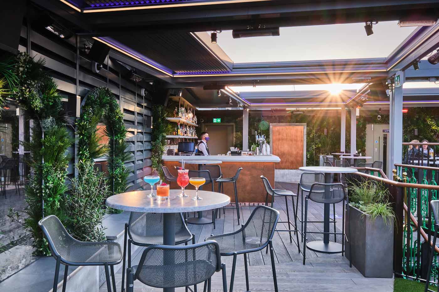 Commercial Landscaping Roof Terrace The Hippodrome Casino London