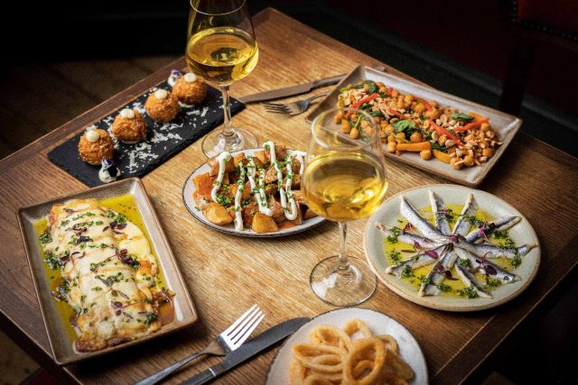 Tapas Wine Spanish Restaurant Bar Leadenhall City of London's Bishopsgate Fine Dining