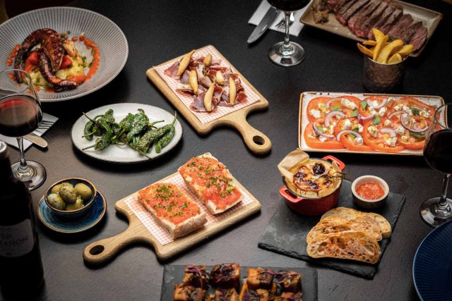 Spanish restaurant wine cocktail bar serving tapas dishes from Spain