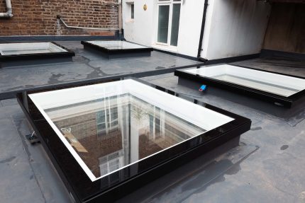 Roofer Notting Hill Electric Velux Skylights Polycarbonate Terrace Builder Designer Contractor Planning Permission Building Regulations