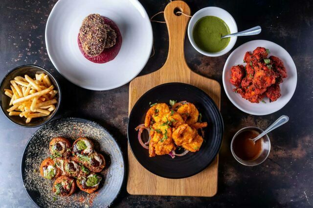 New Restaurant Beaconsfield with selection of vegetarian and vegan options at Riwaz by Atul Kochhar, tasty Indian veggie dishes, menu of...