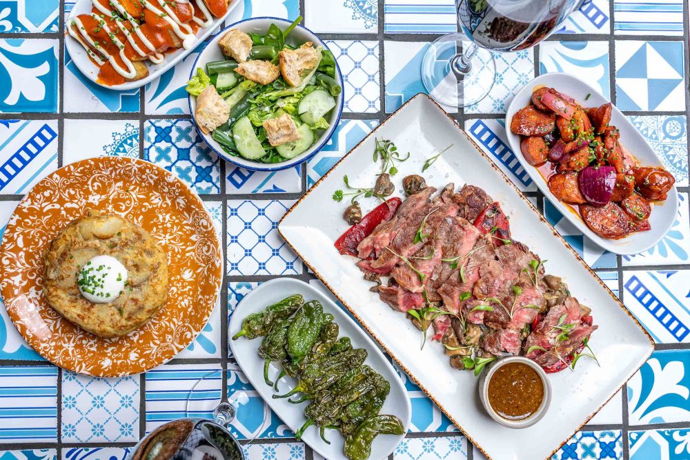 Tapas Bar Spanish Bottomless Brunch Restaurants the True Taste of Spain Informal Dining Fresh Salad
