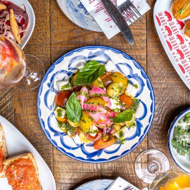 Tapas Bar Spanish Aperitivo Time Restaurants the True Taste of Spain Informal Dining Fresh Salad
