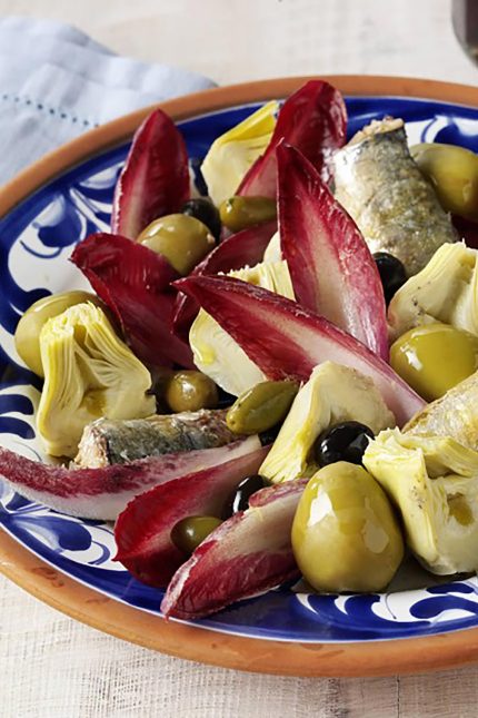 Ensalada de Invierno Winter Salad Fish Olives Recipe Spanish Restaurant Tapas Bar Taste of Spain Informal Dining