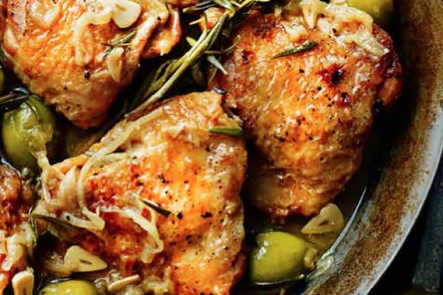 Pollo con salsa Recipe Spanish Tapas Bar Restaurant, chicken has tenderised the ingredients have come together in a juicy, rich sauce.