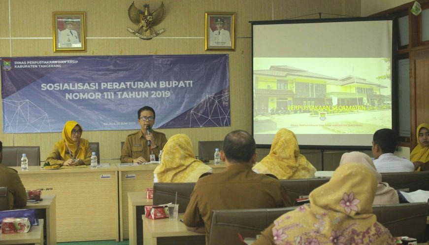 Disperpusip Kabupaten Tangerang Minta Camat Buat Perpustakaan di Kecamatan